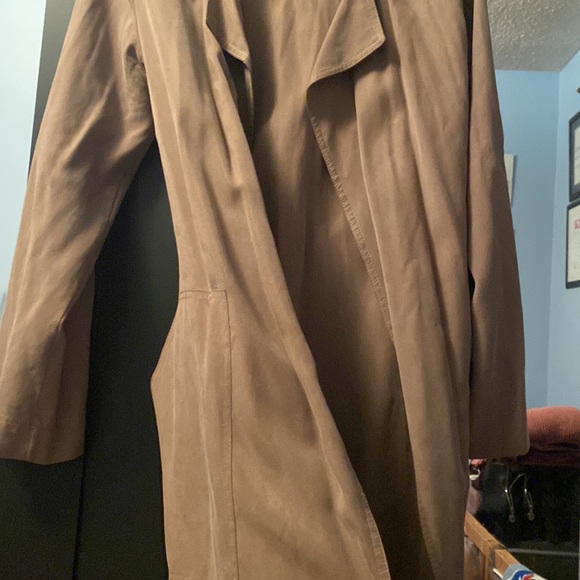 Trench Coat light Beige/green - Picture 2 of 4